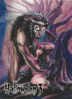 2018 Perna Studios Hallowe'en 3: The Witching Hour #18 Werewolf Front