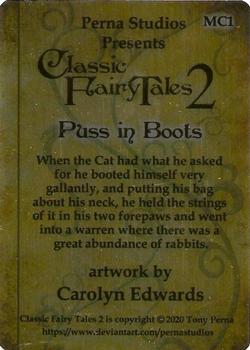 2020 Perna Studios Classic Fairy Tales 2 - Metal #MC1 Puss in Boots Back