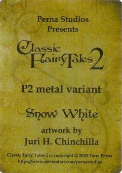 2020 Perna Studios Classic Fairy Tales 2 - Promo Metal #P2 Snow White Back