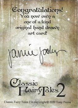 2020 Perna Studios Classic Fairy Tales 2 - Artist Sketch Cards #NNO Jamie Joslyn Back