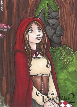2020 Perna Studios Classic Fairy Tales 2 - Artist Sketch Cards #NNO Lynne Anderson Front