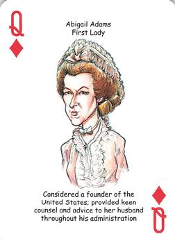 2019 Hero Decks Heroes of the American Revolution Playing Cards #Q♦ Abigail Adams Front