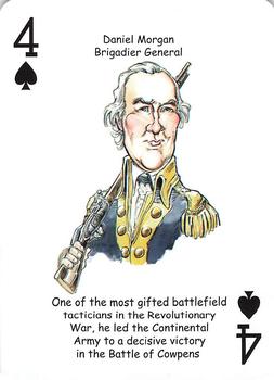 2019 Hero Decks Heroes of the American Revolution Playing Cards #4♠ Daniel Morgan Front