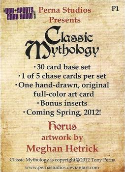 2012 Perna Studios Classic Mythology - Promo Set #P1 Horus Back