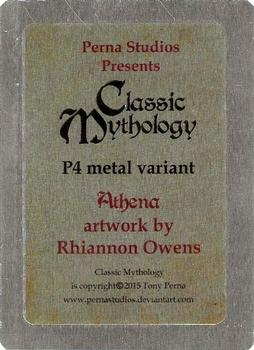 2012 Perna Studios Classic Mythology - Promo Metal Variant Set #P4 Athina Back