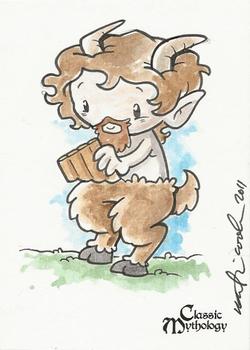 2012 Perna Studios Classic Mythology - Artist Sketch Cards #NNO Katie Cook Front
