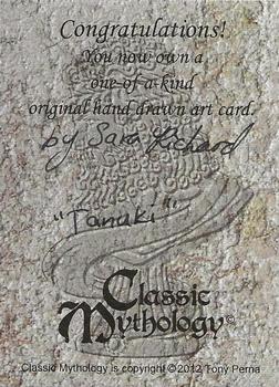 2012 Perna Studios Classic Mythology - Artist Sketch Cards #NNO Sara Richard Back