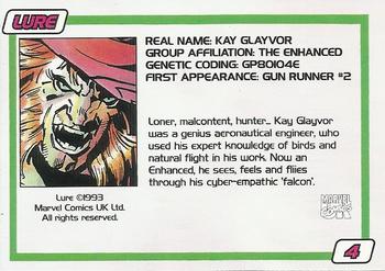 1993 Marvel UK Gene #4 Lure Back