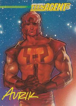 1993 Topps Comics Jack Kirby's TeenAgents Promos #0 Aurik Front