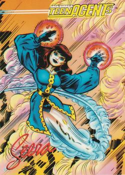 1993 Topps Comics Jack Kirby's TeenAgents Promos #1 Seera Front