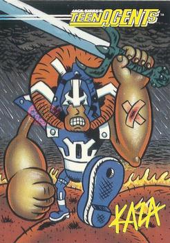 1993 Topps Comics Jack Kirby's TeenAgents Promos #3 Kaza Front