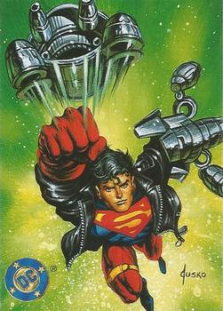 1995 SkyBox Kenner Superman Man of Steel #KS-3 Superboy Front