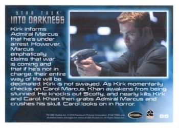 2014 Rittenhouse Star Trek Movies #85 Kirk informs Admiral Marcus that he's under arrest Back