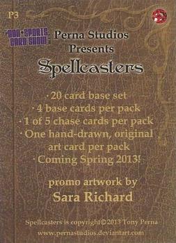 2013 Perna Studios Spellcasters - Promos #P3 (Voodoo Magic) Back