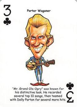 2019 Hero Decks Country Music Legends Playing Cards #3♣ Porter Wagoner Front