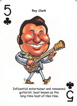 2019 Hero Decks Country Music Legends Playing Cards #5♣ Roy Clark Front