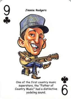 2019 Hero Decks Country Music Legends Playing Cards #9♣ Jimmie Rodgers Front