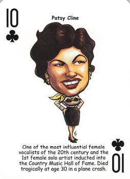 2019 Hero Decks Country Music Legends Playing Cards #10♣ Patsy Cline Front