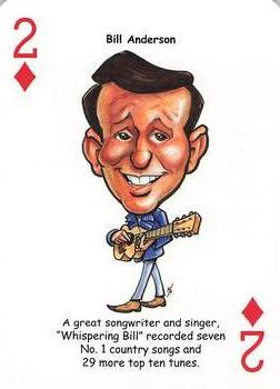 2019 Hero Decks Country Music Legends Playing Cards #2♦ Bill Anderson Front