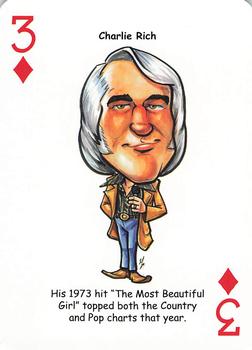 2019 Hero Decks Country Music Legends Playing Cards #3♦ Charlie Rich Front