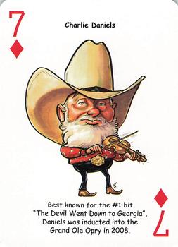 2019 Hero Decks Country Music Legends Playing Cards #7♦ Charlie Daniels Front