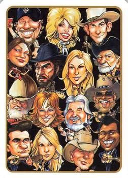 2019 Hero Decks Country Music Legends Playing Cards #J♦ Willie Nelson Back
