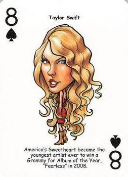 2019 Hero Decks Country Music Legends Playing Cards #8♠ Taylor Swift Front