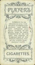 1900 Player's Cities of the World #1 London Back