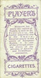 1900 Player's Cities of the World #13 Moscow Back
