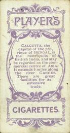 1900 Player's Cities of the World #27 Calcutta Back