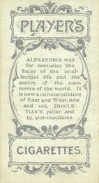 1900 Player's Cities of the World #34 Alexandria Back