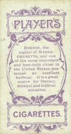 1900 Player's Cities of the World #40 Boston Back