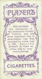 1900 Player's Cities of the World #47 Melbourne Back