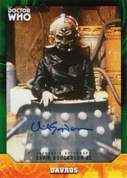 2017 Topps Doctor Who Signature Series - Autographs Green #35 David Gooderson Front