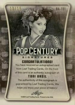 2020 Leaf Metal Pop Century - Pink #BA-TB1 Toni Basil Back