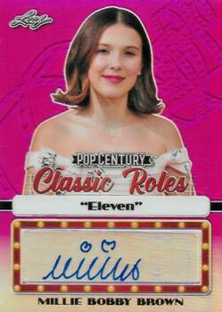 2020 Leaf Metal Pop Century - Classic Roles Pink #CR-MBB Millie Bobby Brown Front