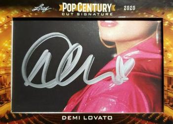 2020 Leaf Metal Pop Century - Pop Century Cuts #PCC-DL1 Demi Lovato Front