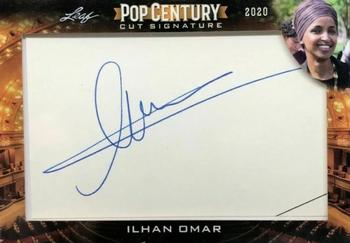 2020 Leaf Metal Pop Century - Pop Century Cuts #PCC-IO1 Ilhan Omar Front