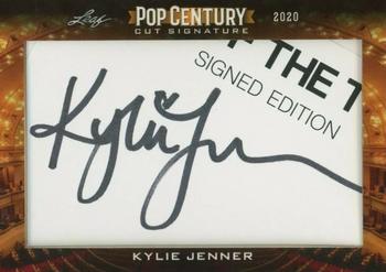 2020 Leaf Metal Pop Century - Pop Century Cuts #PCC-KJ1 Kylie Jenner Front
