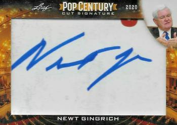 2020 Leaf Metal Pop Century - Pop Century Cuts #PCC-NG1 Newt Gingrich Front