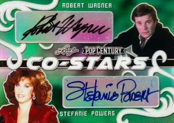 2020 Leaf Metal Pop Century - Co-Stars Dual Autographs Green #CS-30 Robert Wagner / Stefanie Powers Front