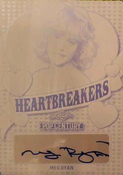 2020 Leaf Metal Pop Century - Heartbreakers Printing Plates Magenta #H-MR1 Meg Ryan Front