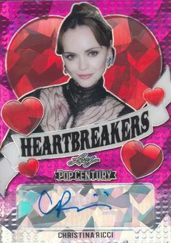 2020 Leaf Metal Pop Century - Heartbreakers Crystals Pink #H-CR1 Christina Ricci Front
