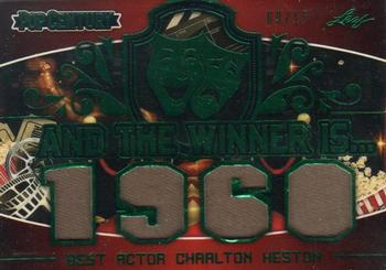 2020 Leaf Metal Pop Century - And The Winner Is... Green #ATW-02 Charlton Heston Front