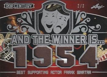 2020 Leaf Metal Pop Century - And The Winner Is... Silver #ATW-06 Frank Sinatra Front