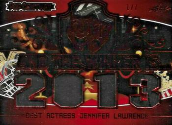 2020 Leaf Metal Pop Century - And The Winner Is... Red #ATW-12 Jennifer Lawrence Front