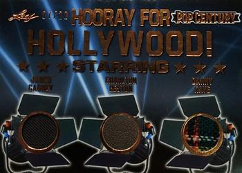 2020 Leaf Metal Pop Century - Hooray For Hollywood! #HFH-02 James Cagney / Charlton Heston / Danny Kaye Front