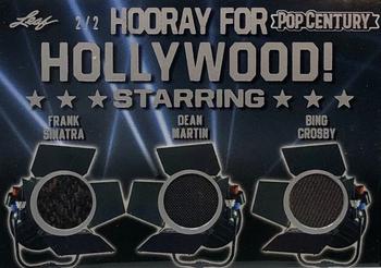 2020 Leaf Metal Pop Century - Hooray For Hollywood! Silver #HFH-01 Frank Sinatra / Dean Martin / Bing Crosby Front