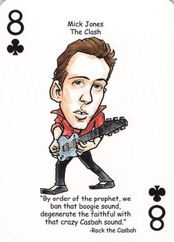 2019 Hero Decks Rock 'n Roll: A Tribute to Rock Playing Cards #8♣ Mick Jones Front