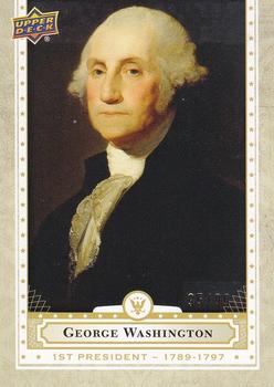 2020 Upper Deck Presidential Weekly Packs - White #1 George Washington Front